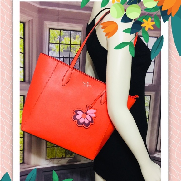 NWT Kate Spade Dana Large tamarillo Tote Bag - Picture 2 of 12